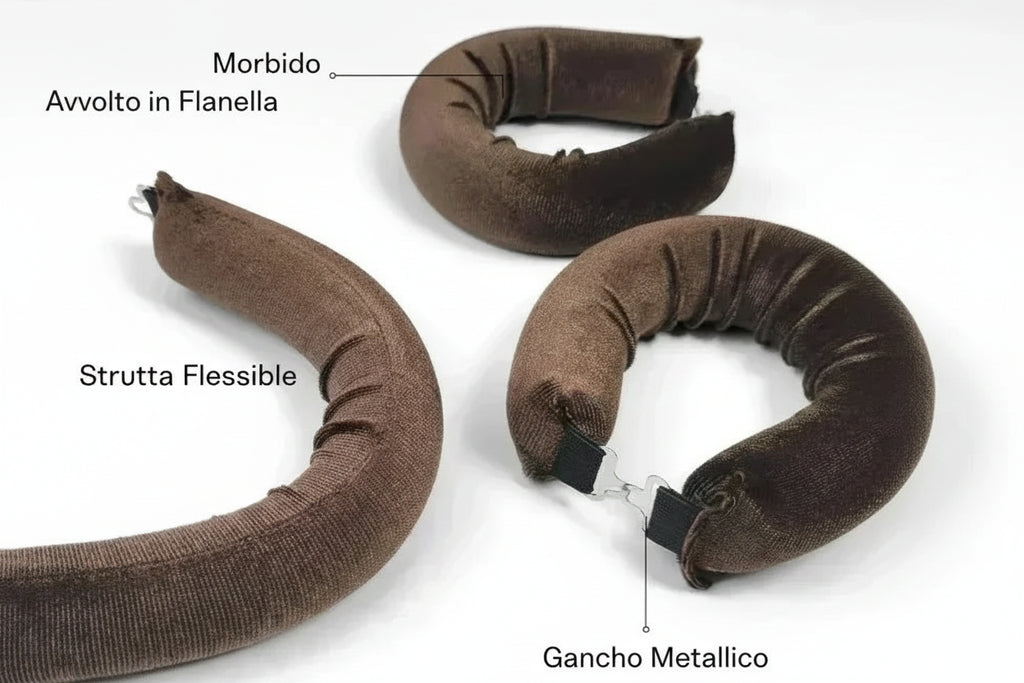 GlamBigodini™ Senza Calore - Marrone