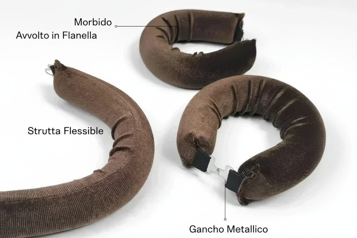 GlamBigodini™ Senza Calore - Marrone